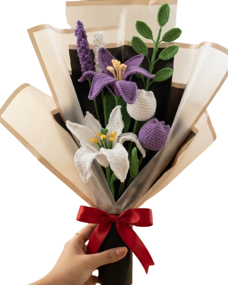 Crochet Flower Bouquet